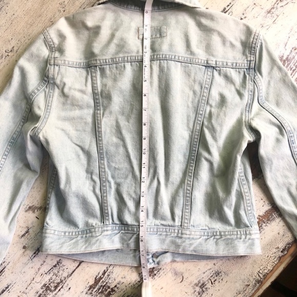 DENIM & SUPPLY Vintage Light Blue Classic Trucker Jacket XS - Picture 9 of 11